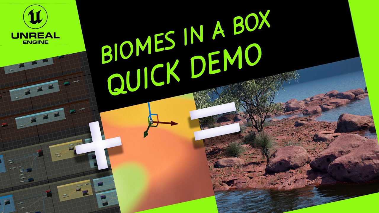 Biomes in a Box &ndash; Quick Demo | PCG Graph | UE5