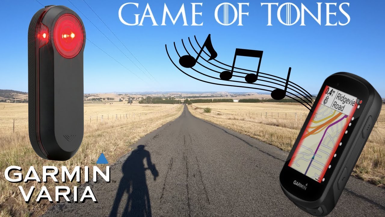 Garmin Edge Bike GPS Computer: Varia Radar Alert Tone Selection
