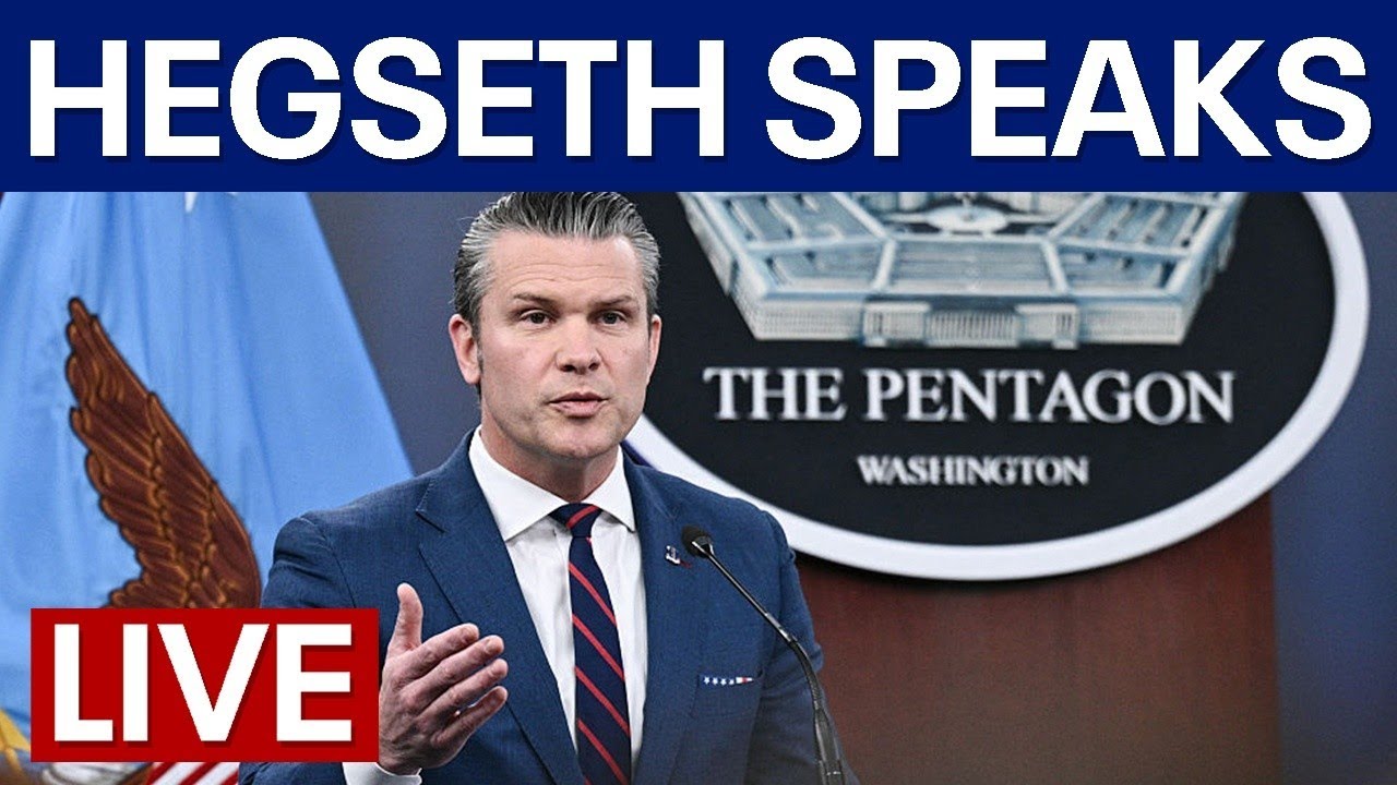 LIVE | Hegseth gives update on Iran operations