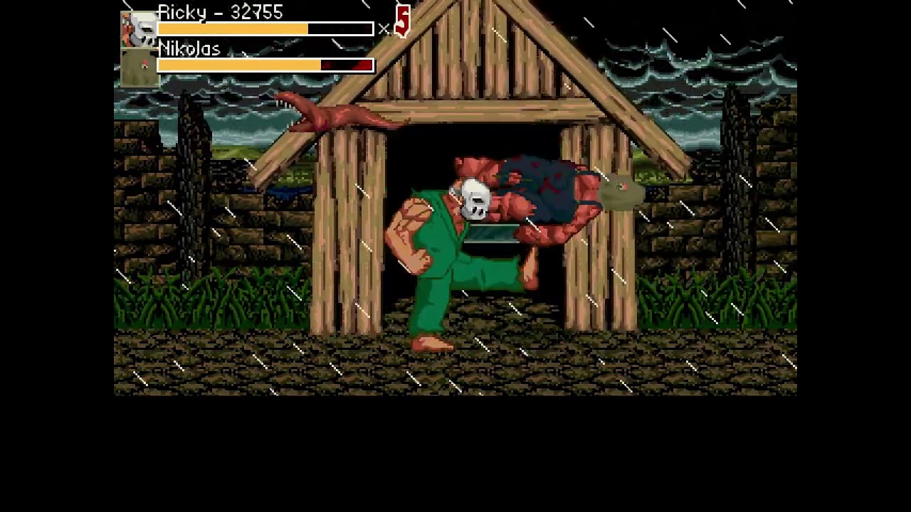 Splatterhouse: Back from the Dead - gameplay OpenBOR Disturbing Horror Gore beat em up