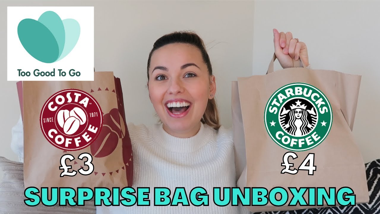 COSTA VS STARBUCKS TOO GOOD TO GO SURPRISE BAG | Reduced Food Haul