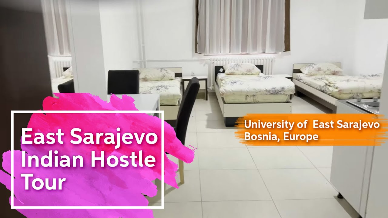 Living Like a Local: Indian Hostel Tour at University of East Sarajevo || Bosnia, Europe