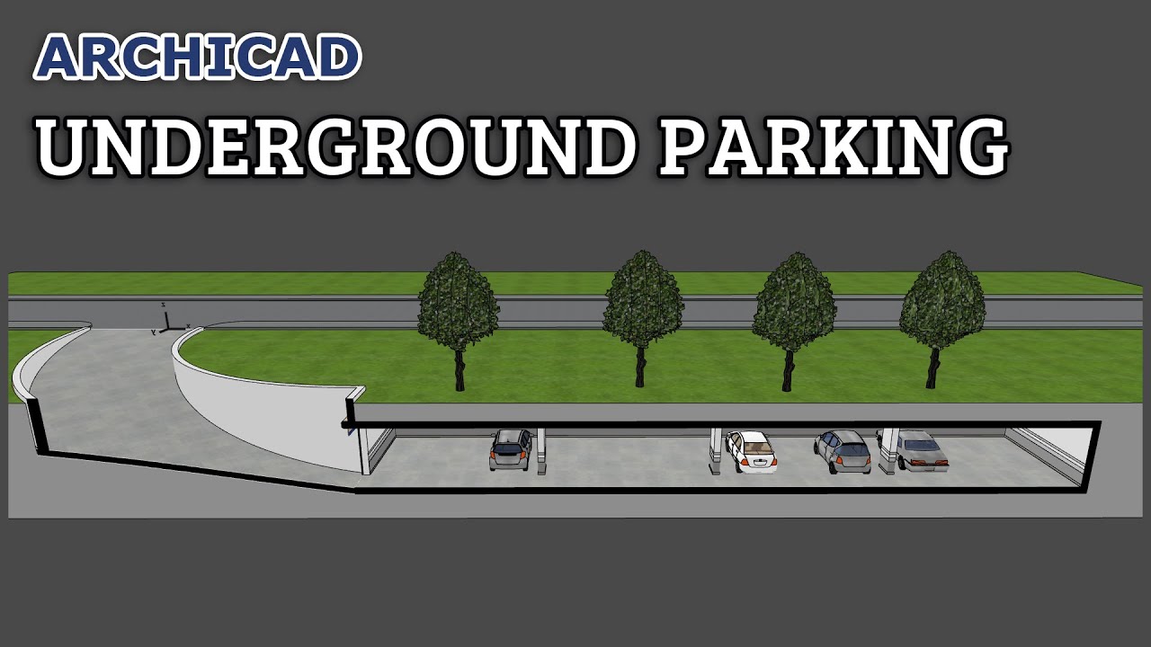 Underground Parking Garage in Archicad Tutorial