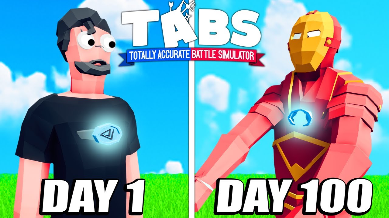 I Survived 100 DAYS as IRON MAN in HARDCORE TABS