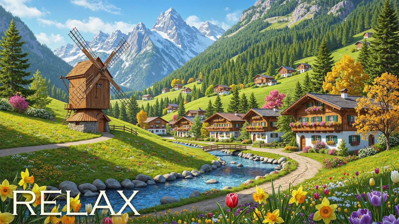 Relaxing 4K Music 🌿Peaceful Piano + Nature Sounds | Calm Vibes for a Quiet Mind