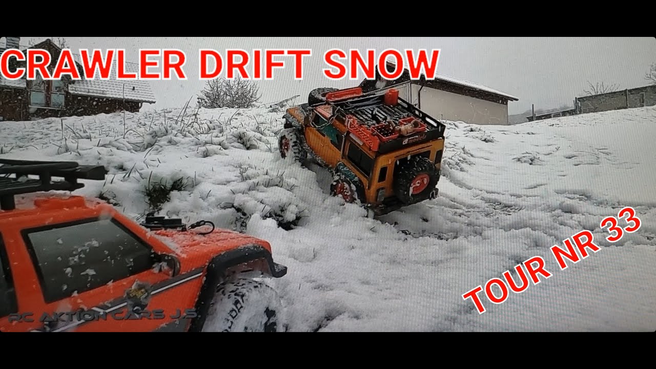 Crawler im Schnee Snow Driften Crash DF 4J xxl Reely Free Men Pro Jeep Cherokee Land Rover Defender