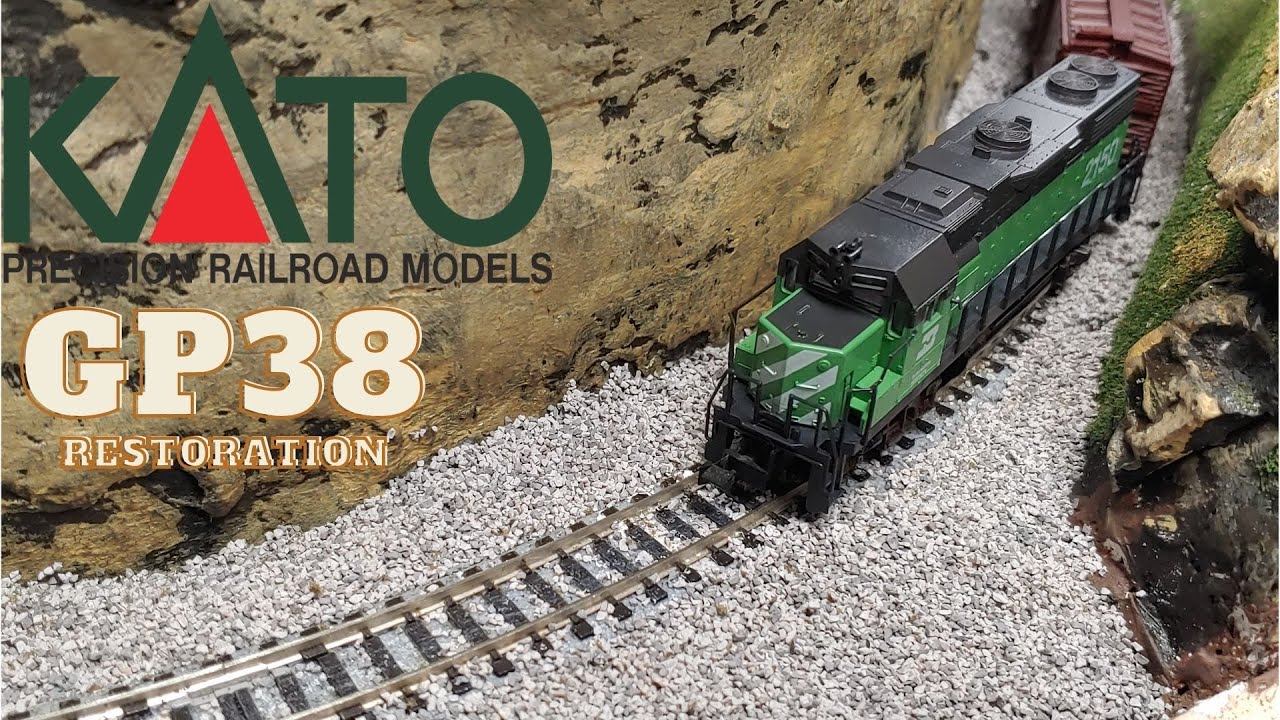 Kato 1988 GP38 Burlington Northern restoration