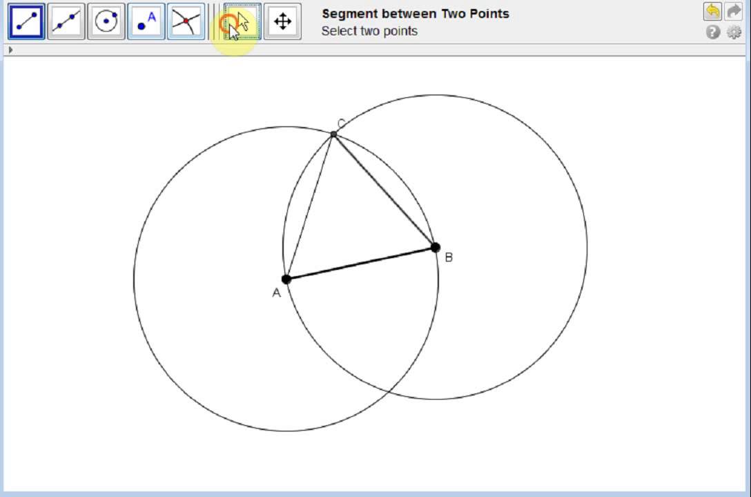 Euclid's Proposition 1: Equilateral Triangles