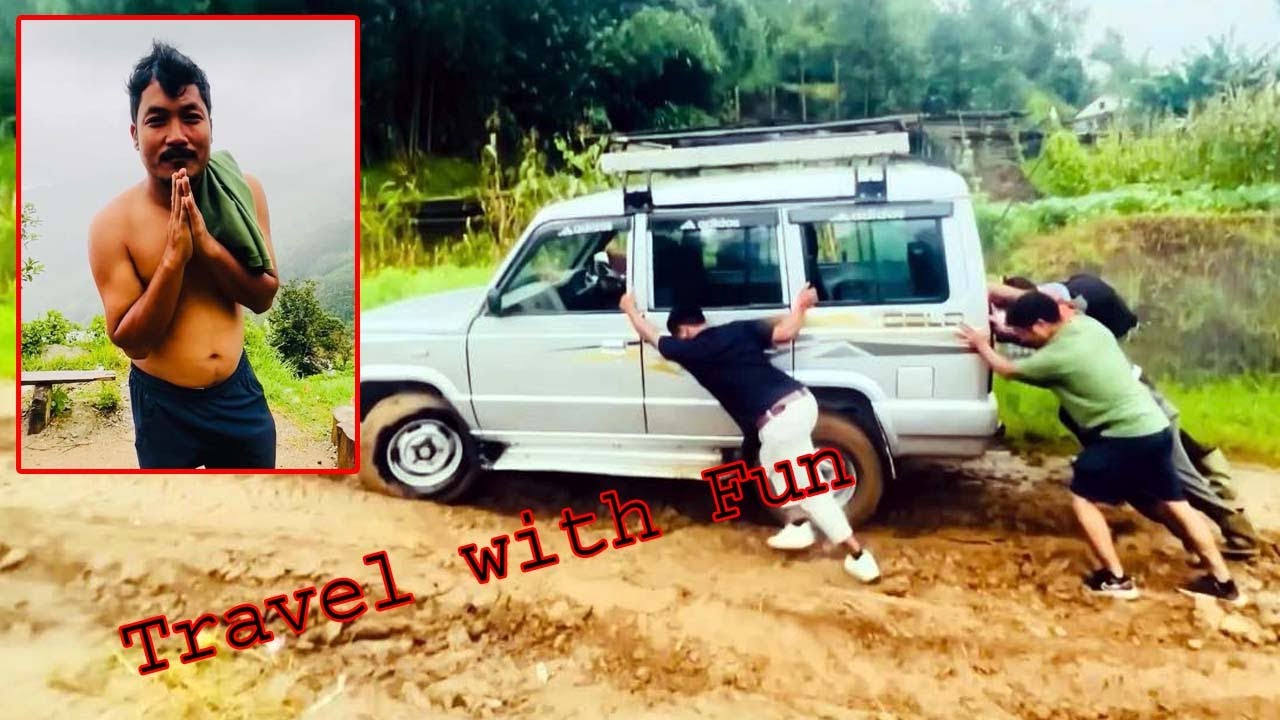 पहाडको चिसो मौसममा रमाईलो गर्दै, गाडी फसेर समस्या भयो । Fun and Masti...