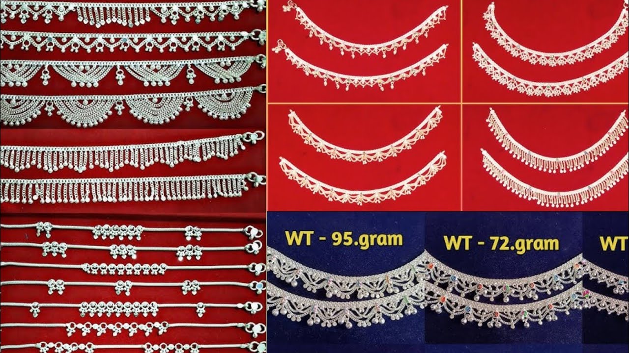 Chandi Ki Khubsurat Payal Ka Design || Beautiful Silver Bridal Payal Design || Silver Bridal Anklet