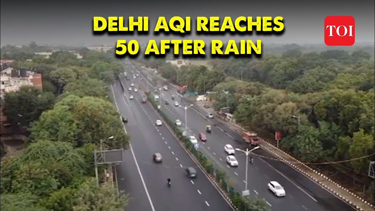 Delhi Rains: Surprising AQI Recorded Right After a Night of Rain Magic in Delhi, Noida and Gurgaon
