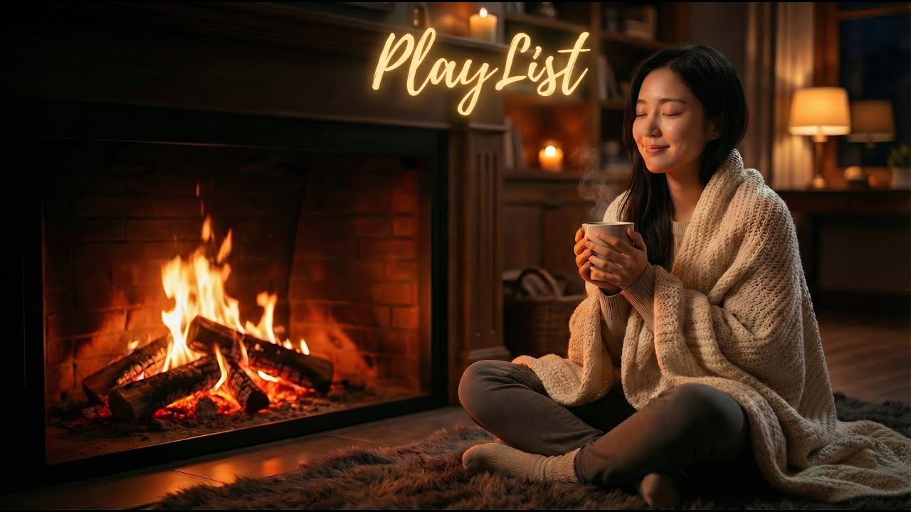 playlist 🧣 벽난로 앞에서 담요 덮고 듣고 싶은 따뜻한 선곡 | Warm & Cozy