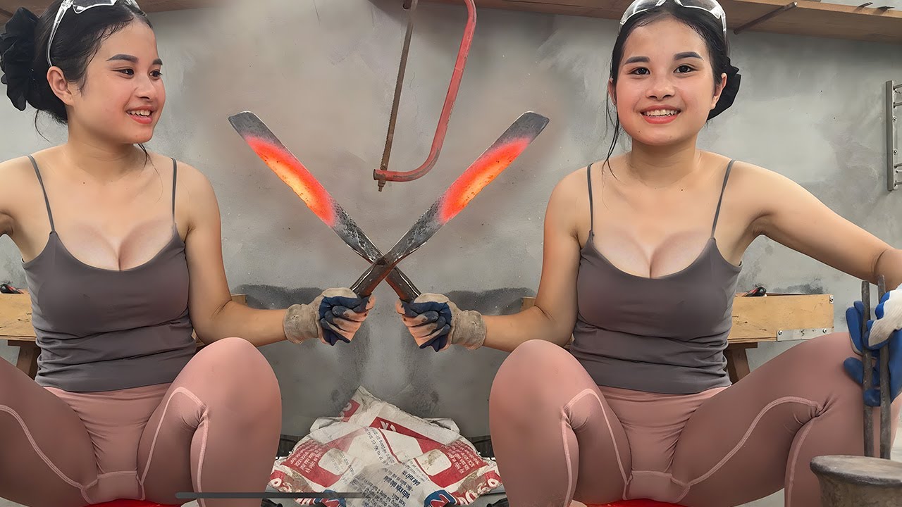 18-Year-Old Genius Girl Helps Poor Farmer Restore His Father's Old Knife