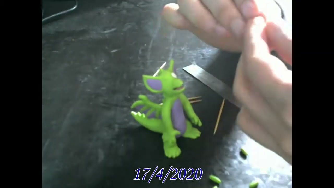How I Sculpted: cuddles the pocket dragon