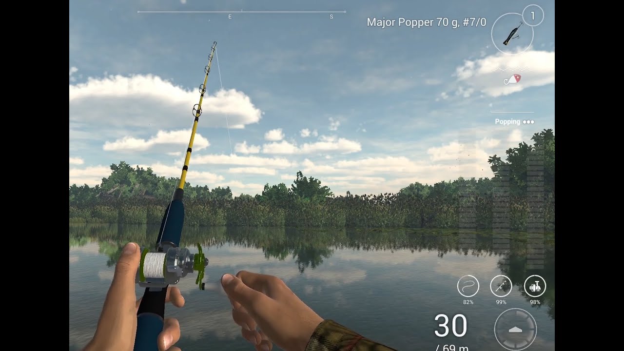 Fishing Planet – Topwater fishing at Everglades, Florida including a 3-dot popping presentation.