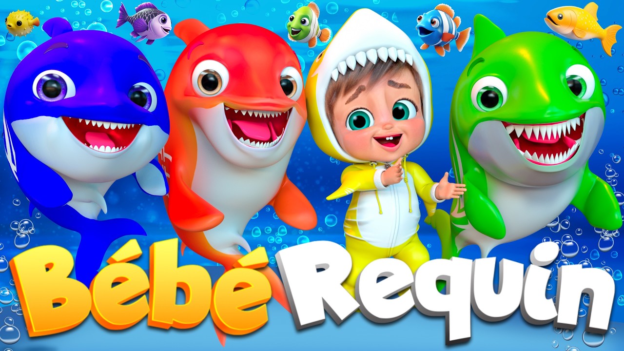 Bébé Requin et ses Amis de Mer | Comptines Et Chansons | À Bébé Chanson @SuperLucaLEFrancais