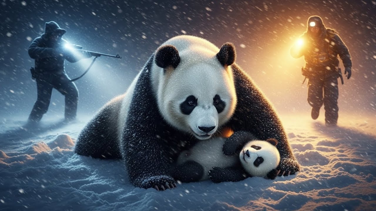 Blizzard Rescue: Mother Panda’s Last Hope to Save Her Cub - Heartwarming Rescue