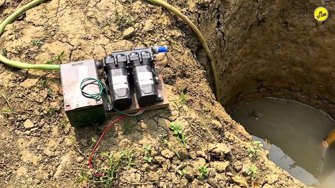 Best agriculture solar pump 🔥 | 12v Dc solar pump 300 | 0.5 hp duel motor 