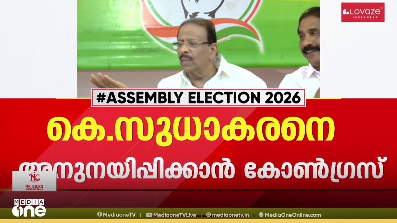 കെ.സുധാകരനെ അനുനയിപ്പിക്കാൻ കോൺ​ഗ്രസ് ; നേതാക്കളെ നേരിട്ട് അതൃപ്തി അറിയിച്ചെന്ന് സൂചന