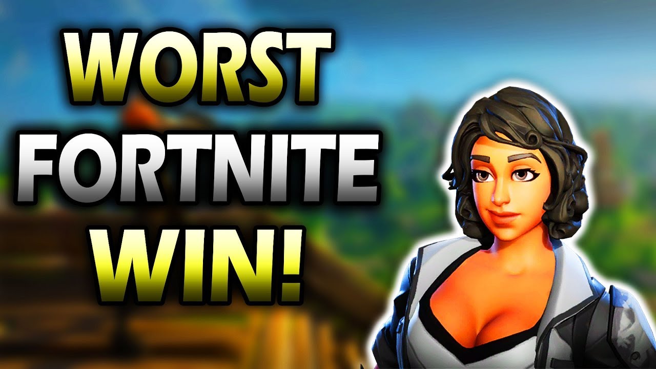 THE WORST FORTNITE WIN EVER!