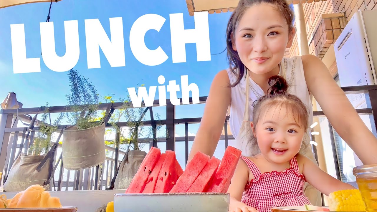 Lunch w/ MOE & SUTAN | Relax | Watermelon | Japan's Hot Summer
