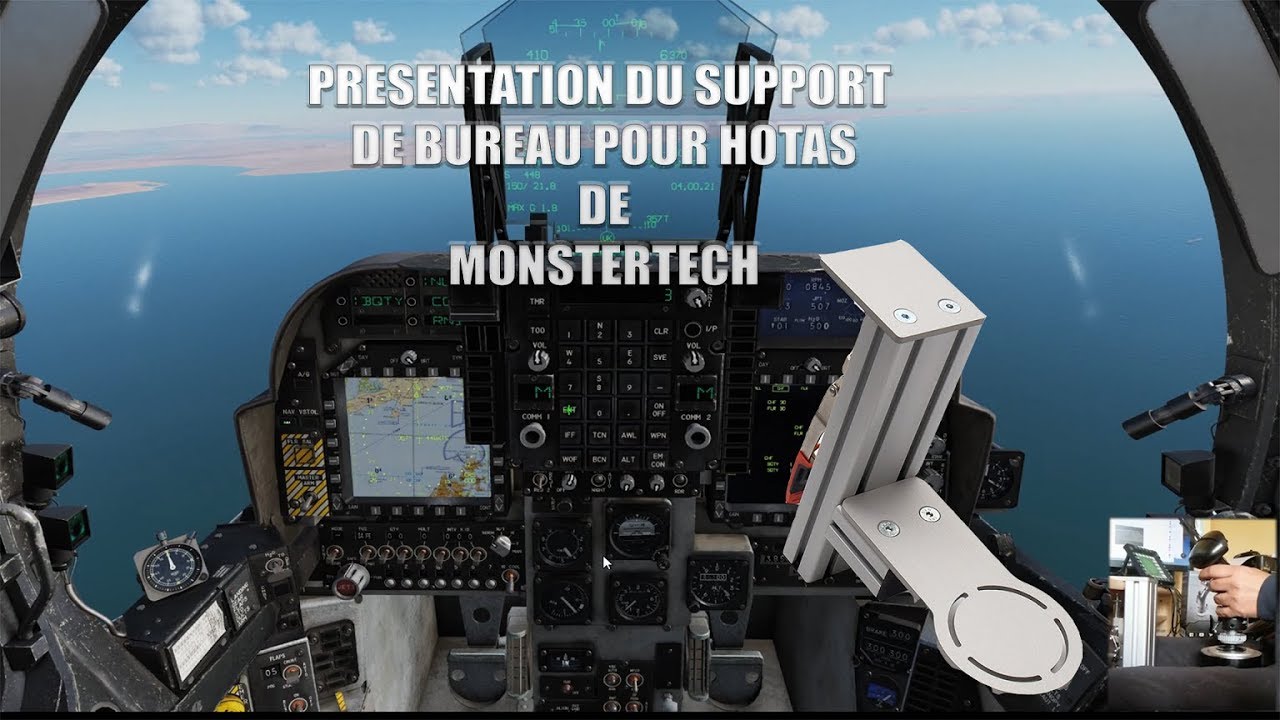 MonsterTech Presentation du support pour Hotas