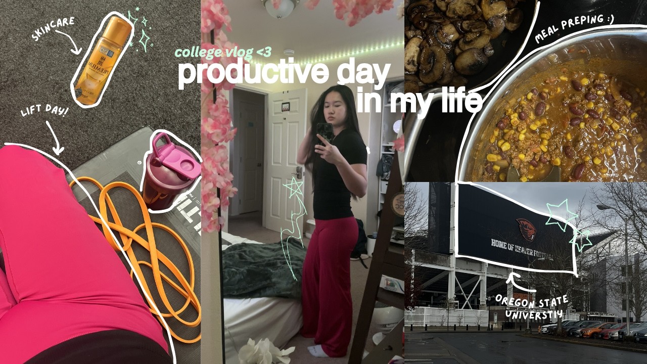 FIRST COLLEGE DIML VLOG ☆ unfiltered + cozy reset day :)