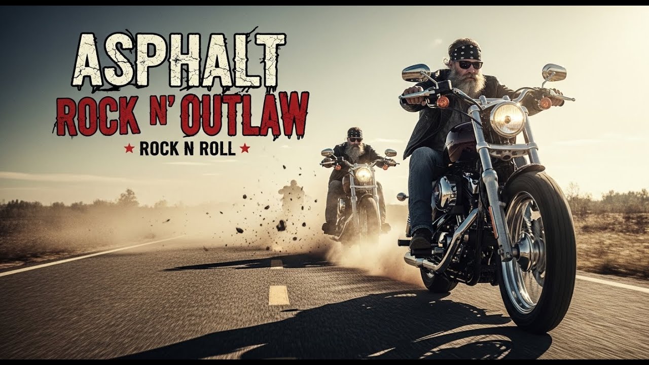 Asphalt Rock N Outlaw 🎸 Blacktop Thunder 🔥 Harley Brotherhood & Rock N Roll Vibes
