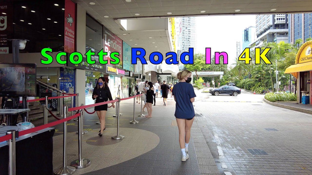 SCOTTS ROAD - Singapore Scene 4K #Singapore #orchardroad