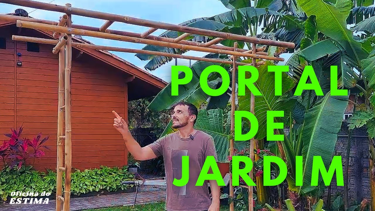 Portal de Jardim com Bambu: Do Zero ao Acabamento (Projeto Completo!)