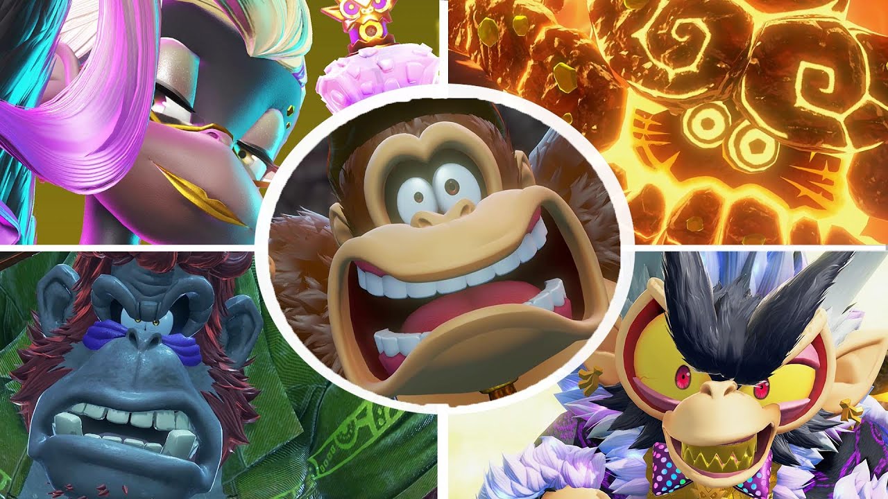 Donkey Kong Bananza All Bosses & Ending