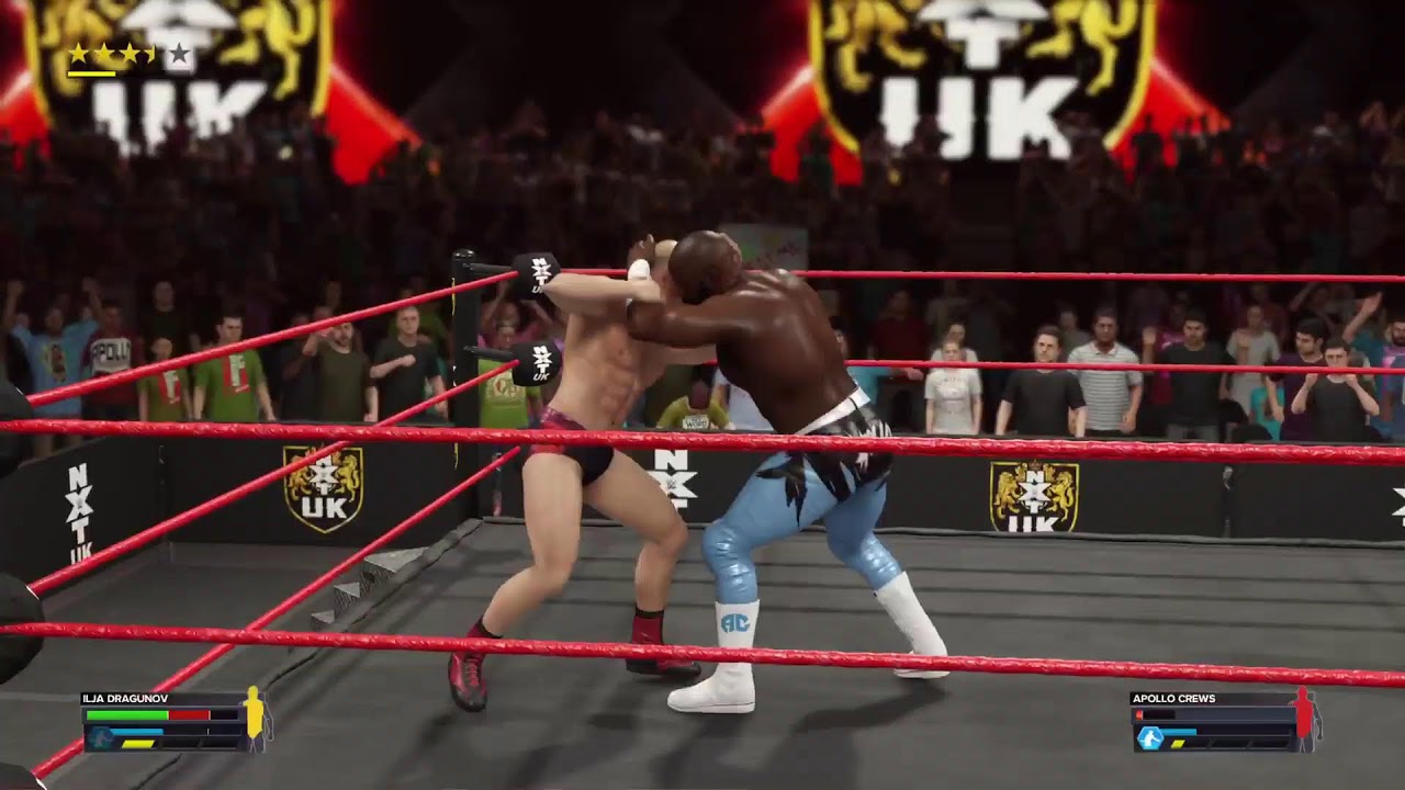 Ilija Dragunov Vs Apollo Crewsl WWE