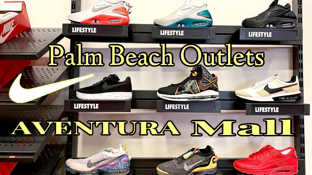 Nike Outlet Palm Beach and Aventura Mall Sneaker Shopping!