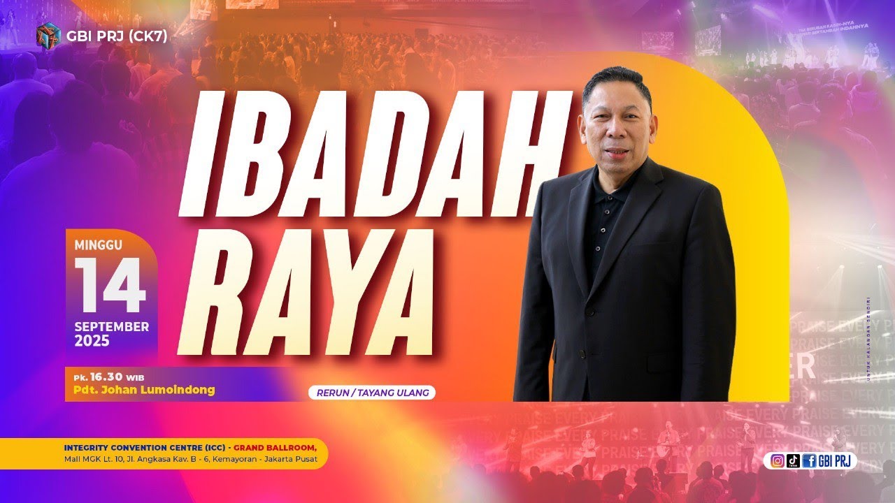 TUGAS DAN JANJI TUHAN DALAM KETIDAKPASTIAN DUNIA - Pdt. Johan Lumoindong - Onsite V 14 September ‘25