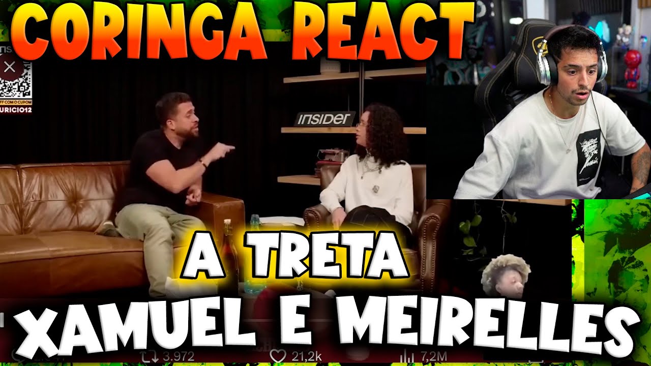 CORINGA REACT AO XAMUEL SENDO EXPULSO DO PROGRAMA DO MAURICIO MEIRELLES 😱🔥 #coringa #loud #gtarp