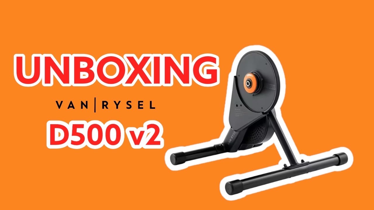 Unboxing Van Rysel D500 v2 smart trainer with Zwift Cog and Click