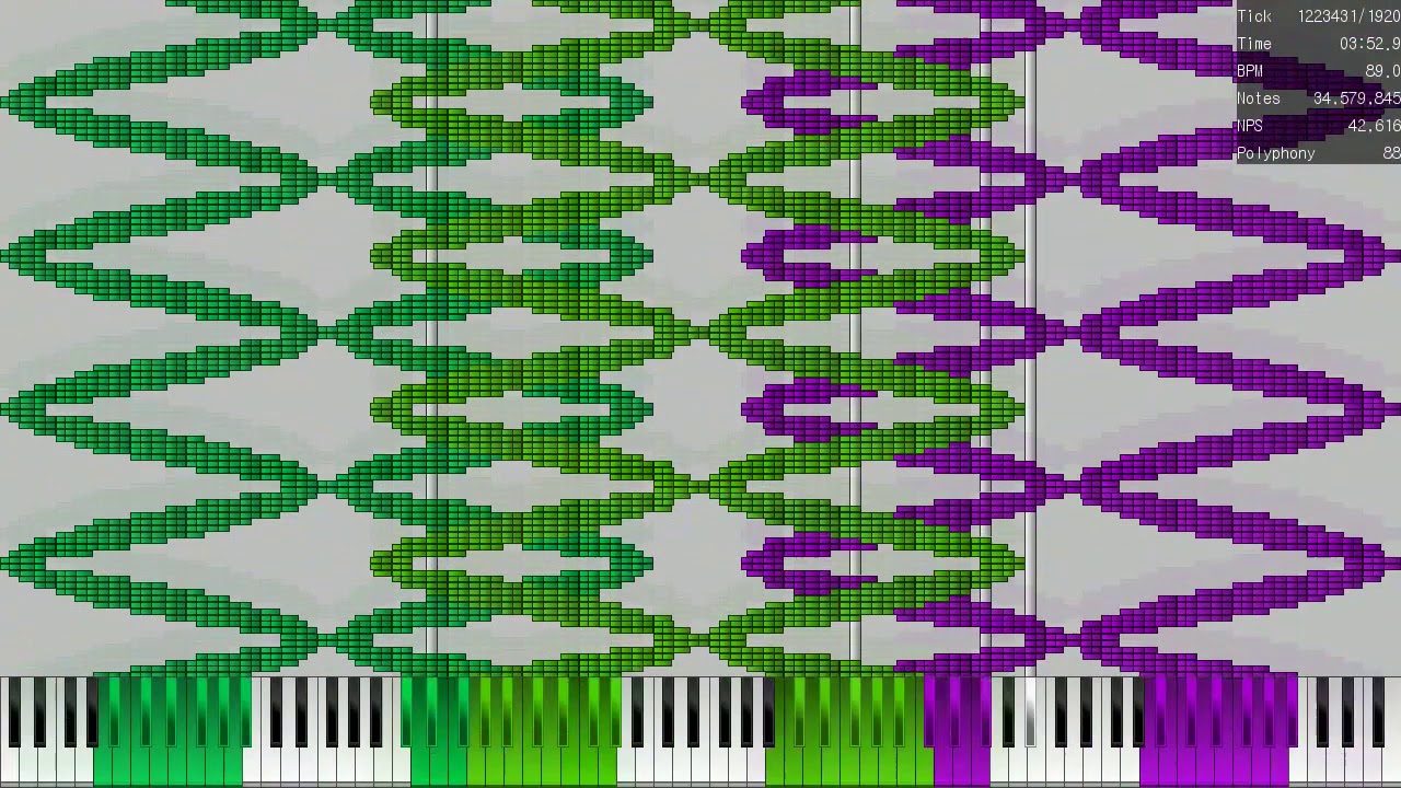 [black midi] night of nights extended ver 2.1.0 90 million notes no lag