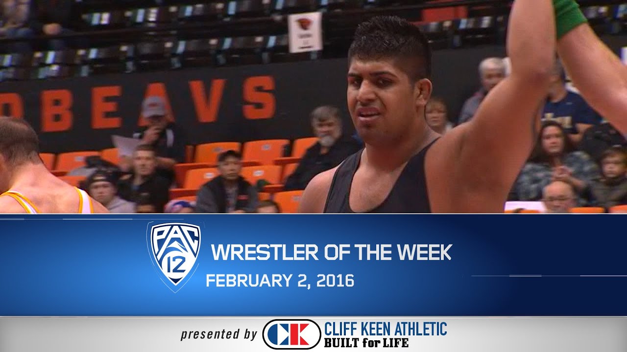 Oregon State's Amarveer Dhesi wins Pac-12 Wrestler of the Week for Feb. 2