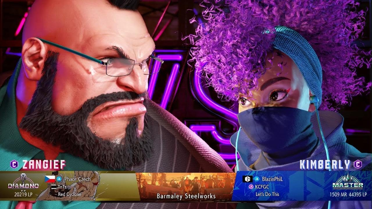SF6 Phace Czech (Zangief) vs BlazinPhil Master (Kimberly)! Sweaty Clan Battle! Finally Won A Set!!!!