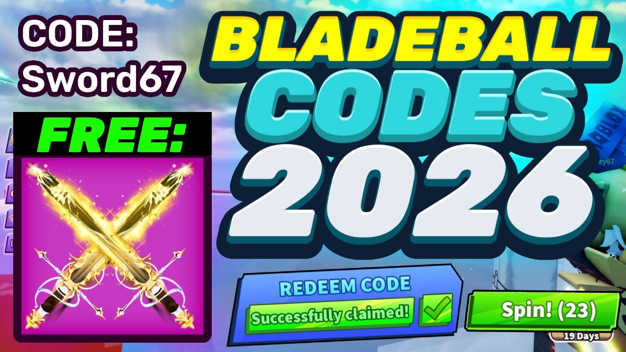 *НОВЫЕ КОДЫ!* ВСЕ РАБОЧИЕ КОДЫ ДЛЯ BLADE BALL 2026! - КОДЫ ДЛЯ ROBLOX BLADE BALL