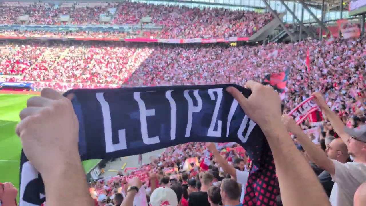 Atmosphere inside the Red Bull Arena ahead of RB Leipzig v Heidenheim in The Bundesliga 30/08/2025