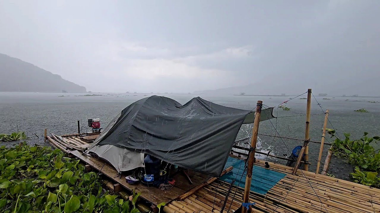 CAMP FISHING Ep.510 Belanja di dermaga kecil Cimapag Jatiluhur cari Lalapan sampai di guyur hujan 