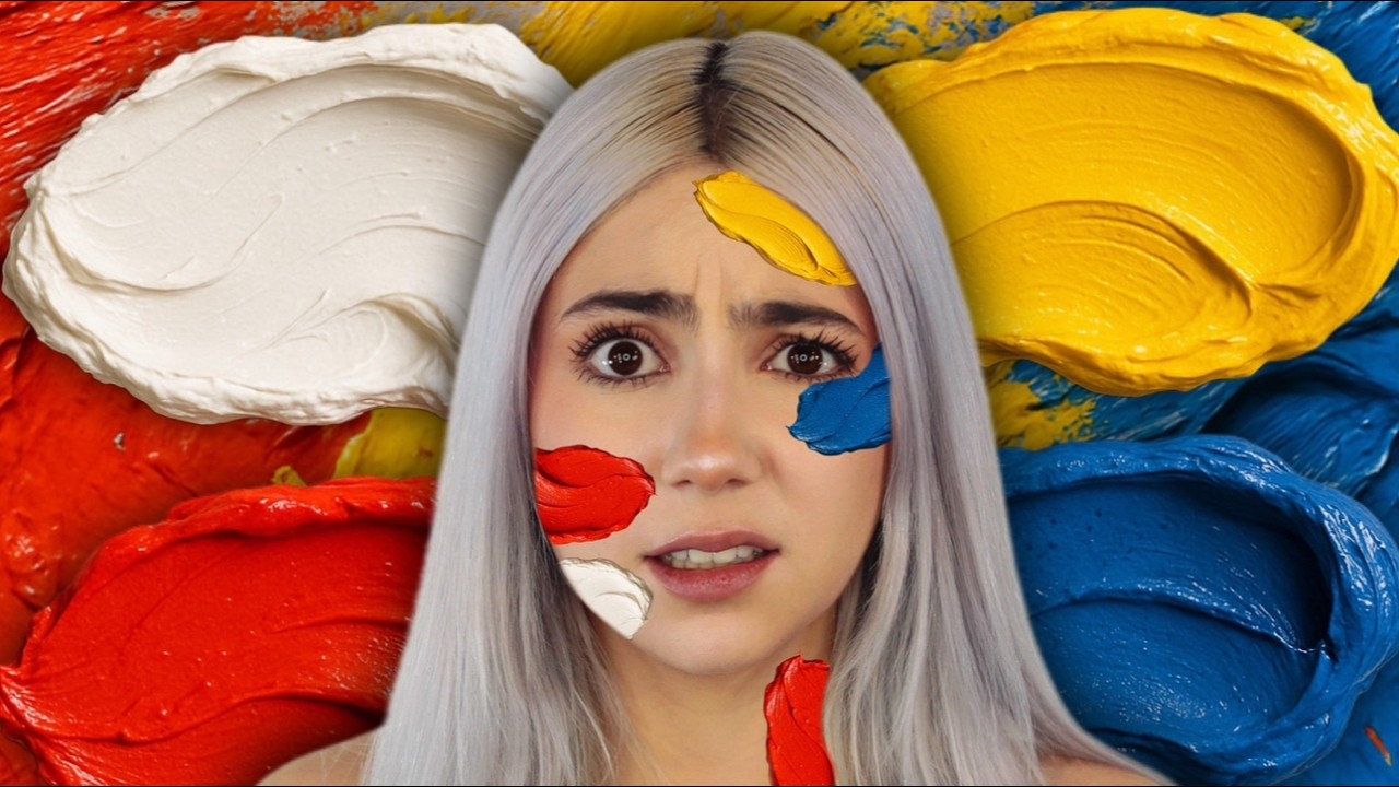 Solo CUATRO colores para hacer mi rutina de maquillaje😳😅