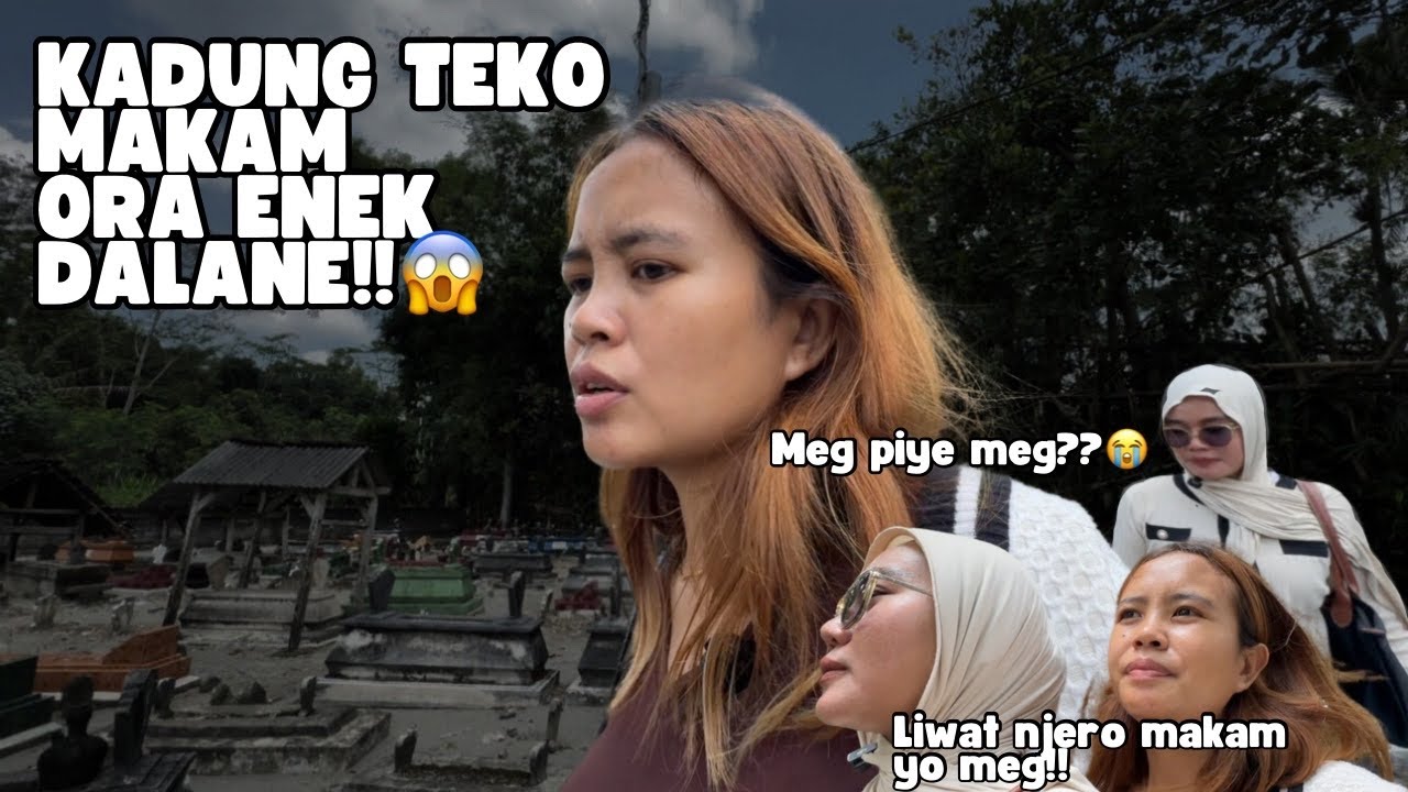 NGANTER JAJAN SAMPEK TENGAH KUBURAN⁉️😱