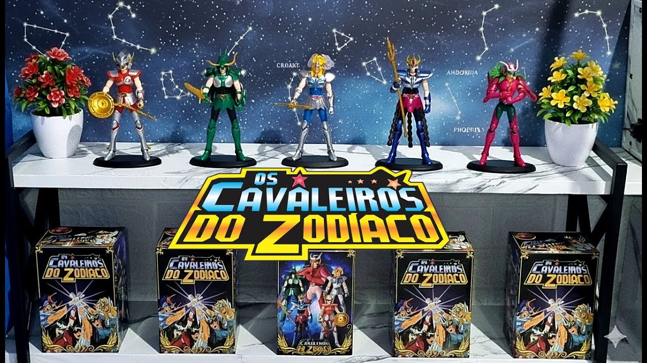 BONECOS DOS CAVALEIROS DOS ZODÍACO