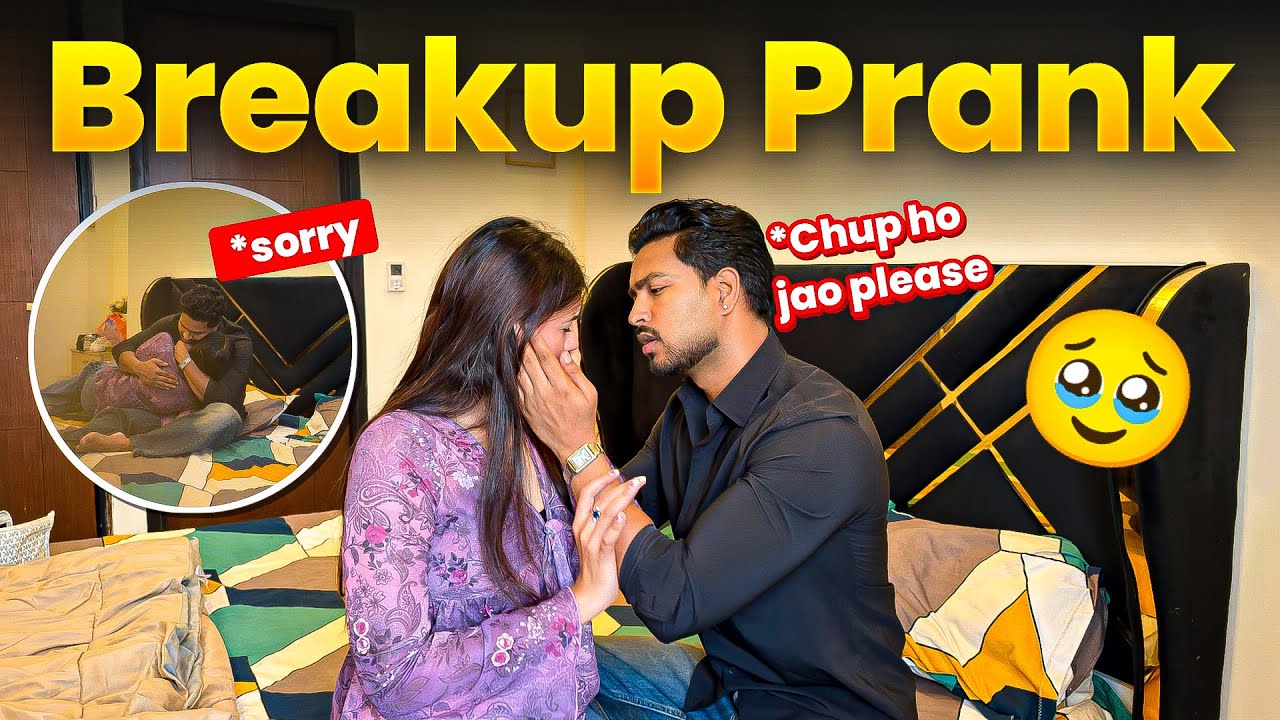 Breakup prank on muskan💔| Muskan got emotional🥹