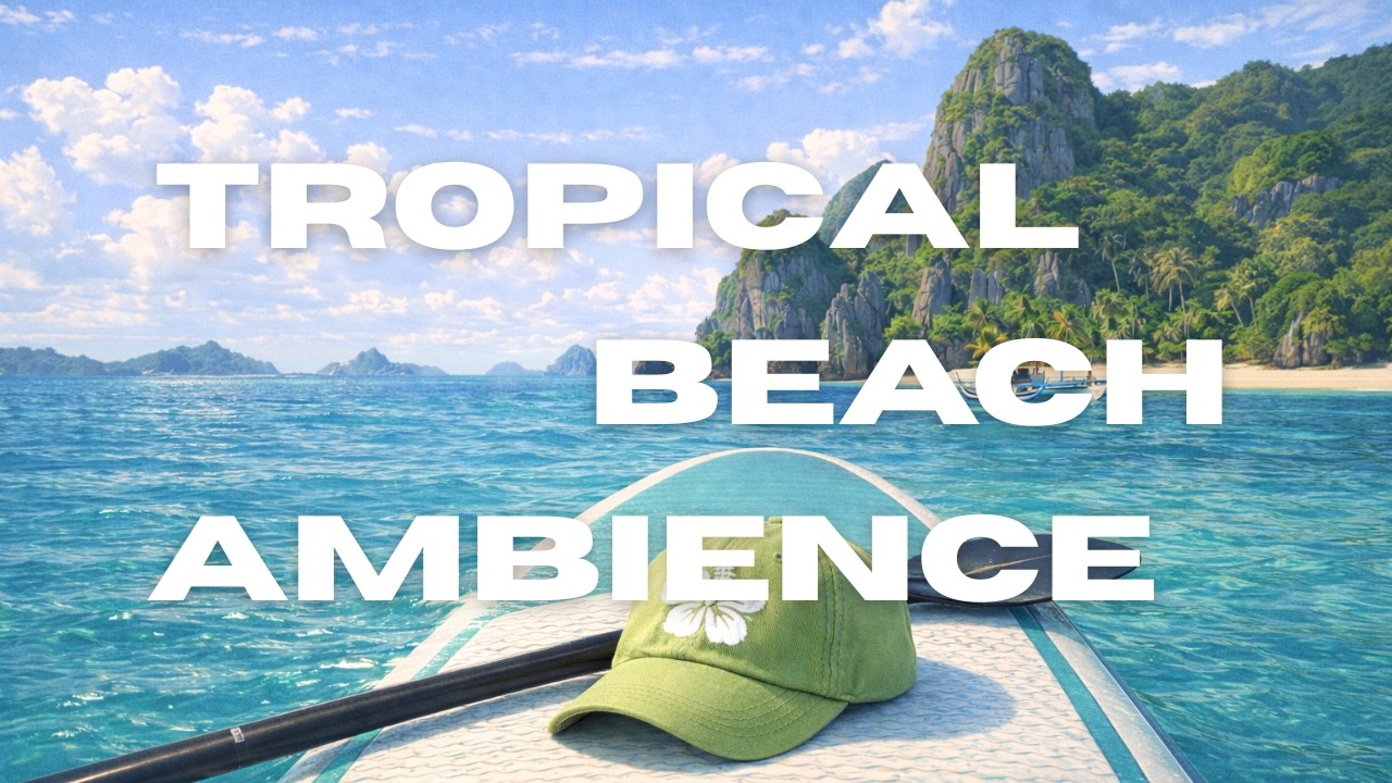 You’re Floating on a Paddleboard in the Philippines · Ocean Ambience