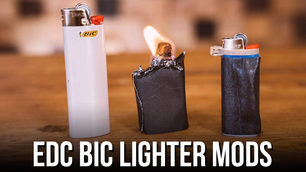 Модификации зажигалок Bic — обновите свой EDC за считанные секунды!