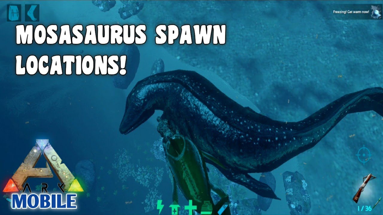 Ark Mobile Mosasaurus Location | Ark Mobile Mosasaurus Spawn Locations | 2024