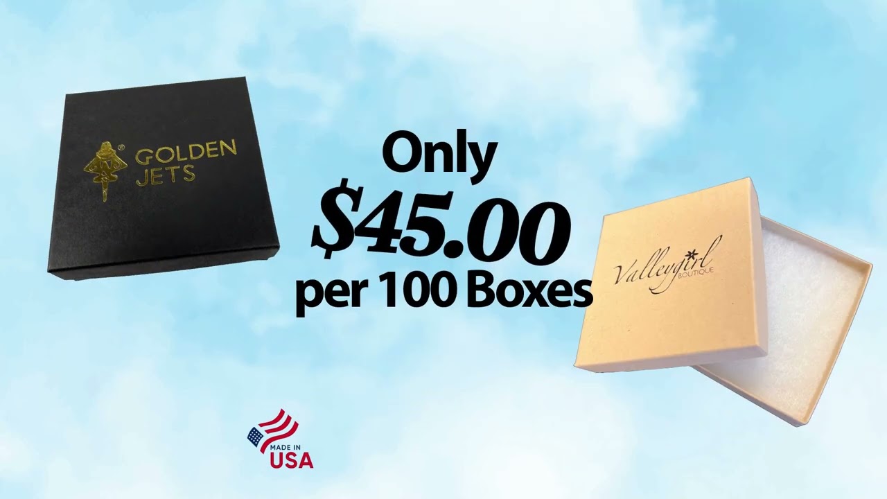 Promotionally priced jewelry boxes